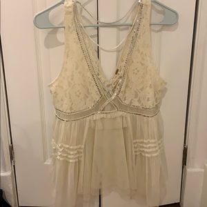 Free people lace tank